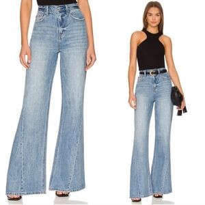 Pistola Jeans Women's 28 Ruby High Rise Palazzo Othello Wide Leg NWT